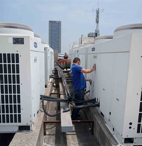 湖里中央空调制热和不制冷系统维修方法